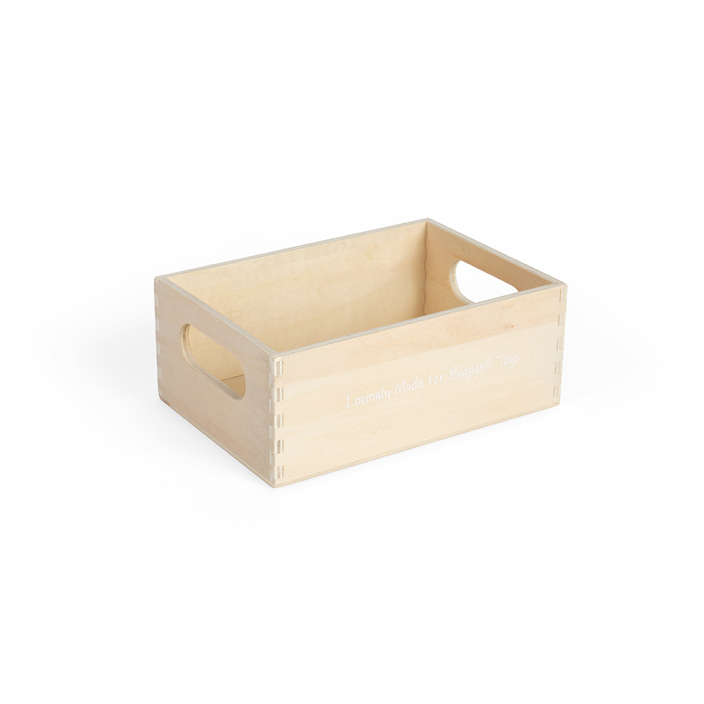 crate and kids play food