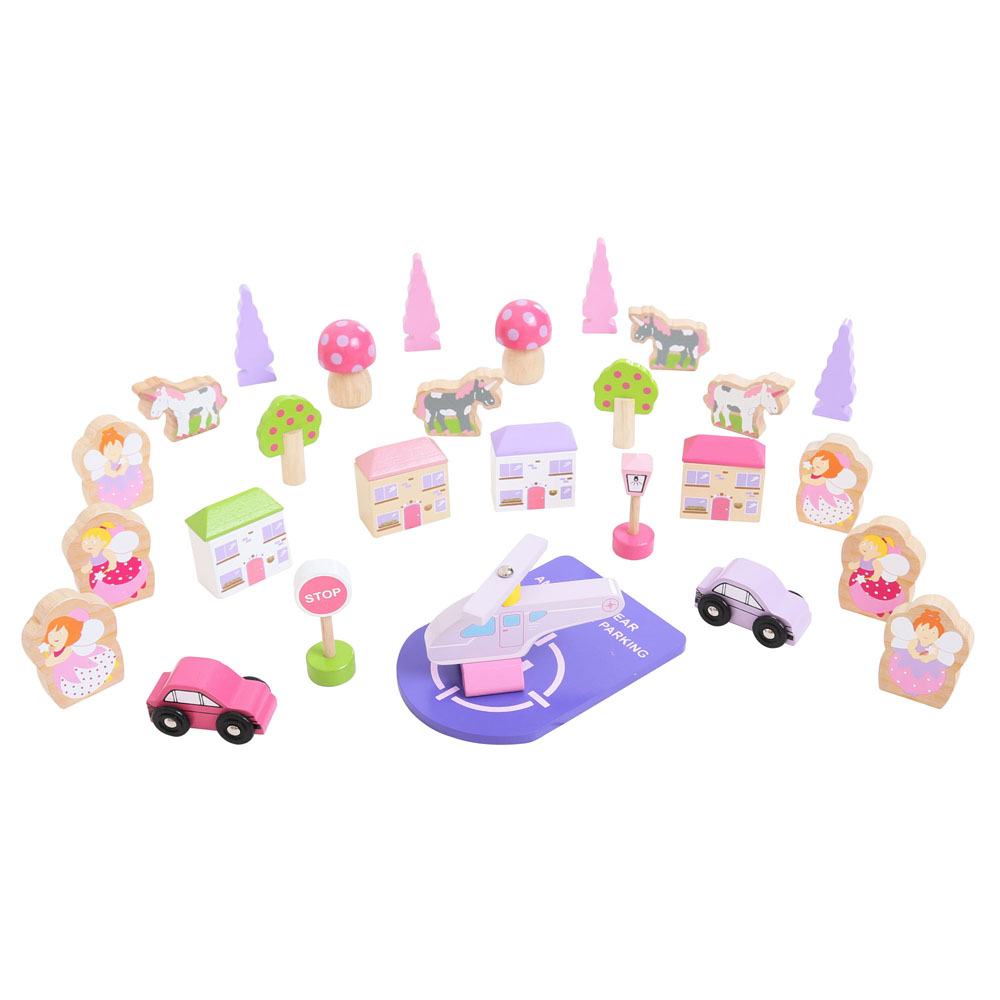 bigjigs pink train set