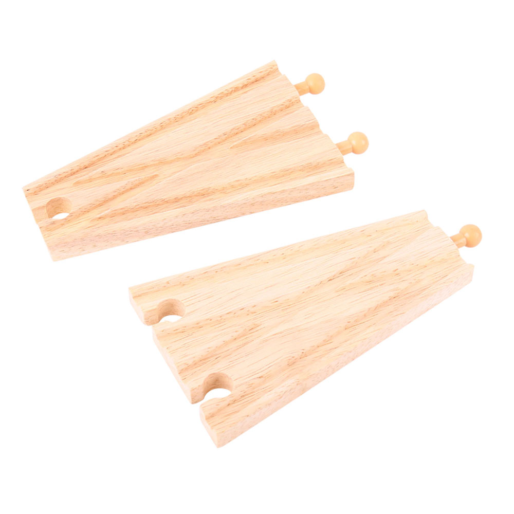 Bigjigs Rail Wooden Track Splitter Pack Of 2 Train Expansion Track Splitter Pack Of 2
