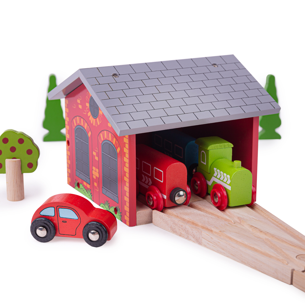 bigjigs train shed