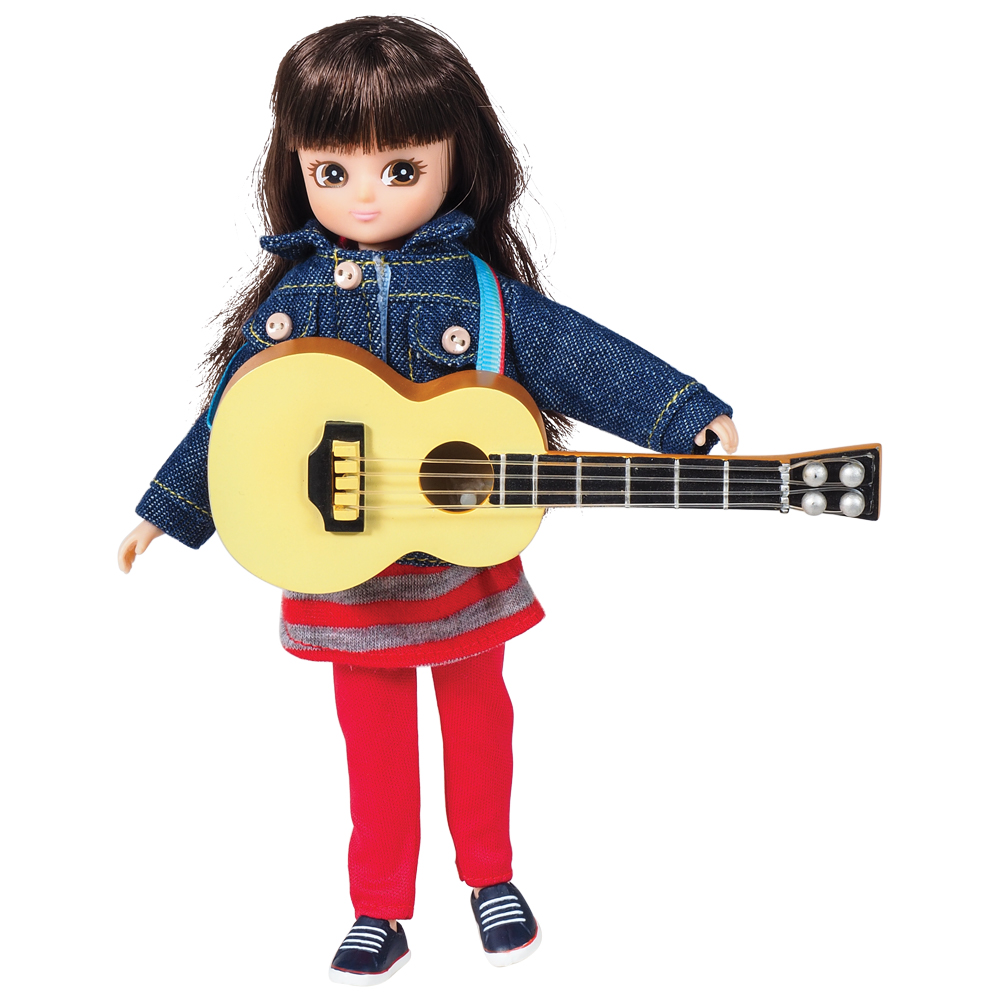 Lottie Doll Music Class Figure with Guitar, Outfit Accessories Set and